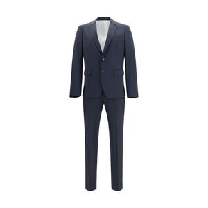 Dsquared² Blue Fleece Wool Two-Piece Men's Suit